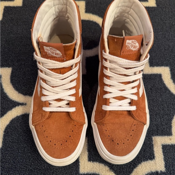 Vans® Unisex SK8-Hi Reissue High-Top Sneakers in Brown Suede - Picture 6 of 9